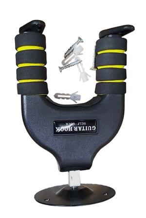 1581687933574-Swan7 Gravity Sensor Self Lock Wall Mount Guitar Hanger Stand2.jpg